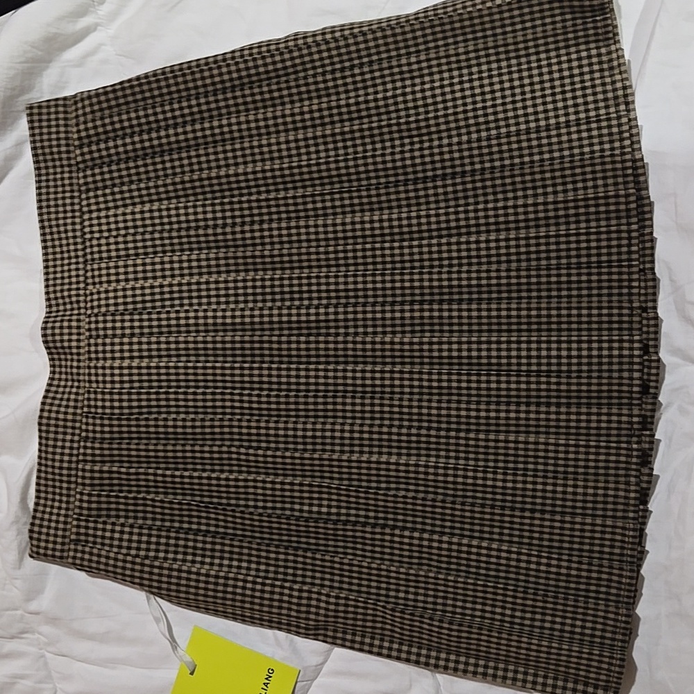 New Sandy Liang x Target plaid pleated skirt size 6